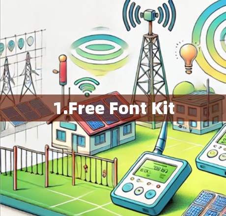 1.Free Font Kit