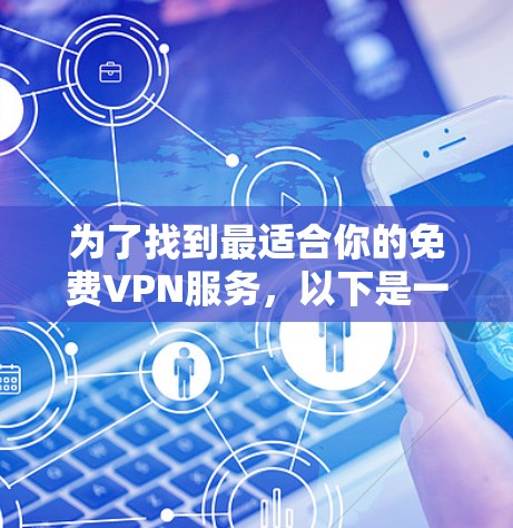 为了找到最适合你的免费VPN服务，以下是一个综合考虑的因素和推荐方案