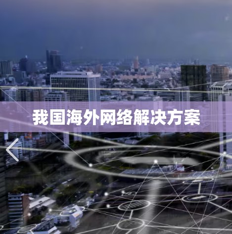 我国海外网络解决方案 我国海外网络解决方案