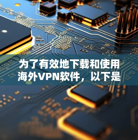 为了有效地下载和使用海外VPN软件,以下是一个有条理的步骤指南 为了有效地下载和使用海外VPN软件,以下是一个有条理的步骤指南
