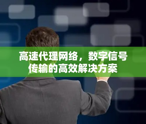 高速代理网络,数字信号传输的高效解决方案 高速代理网络,数字信号传输的高效解决方案